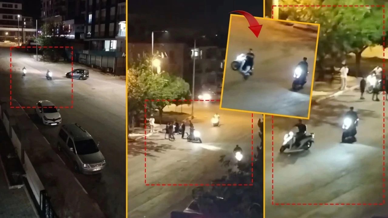 Kepez'de Motosikletlerin Egzoz Gürültüsü Mahalleyi Sokağa Döktü